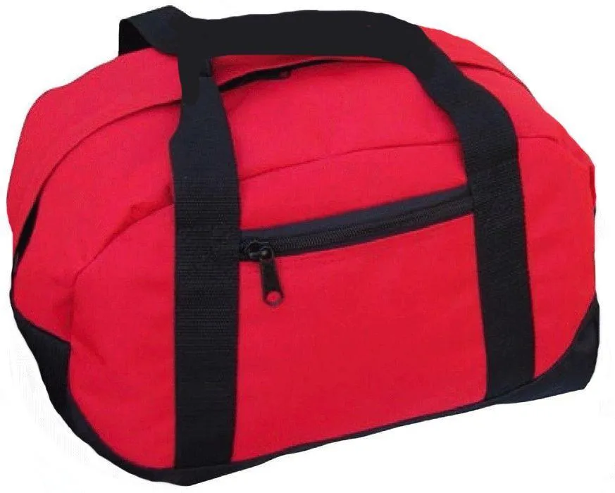 1 Dozen Duffle Bags Travel Sport Gym Carry Small 12 inch Wholesale Bulk