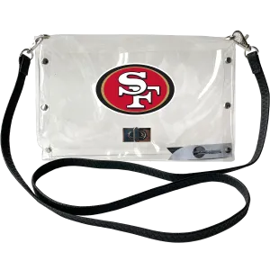 49ers Clear Envelope Purse