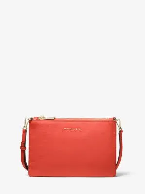 Adele Pebbled Leather Crossbody Bag