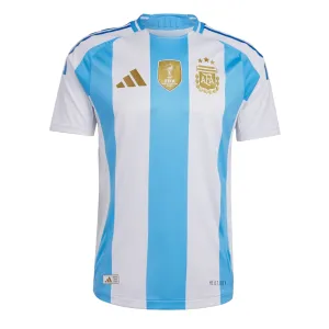 adidas Men's Argentina 2024/25 Authentic Home Jersey White/Blue Burst