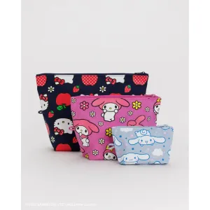 Baggu - Go Pouch Set - Hello Kitty and Friends