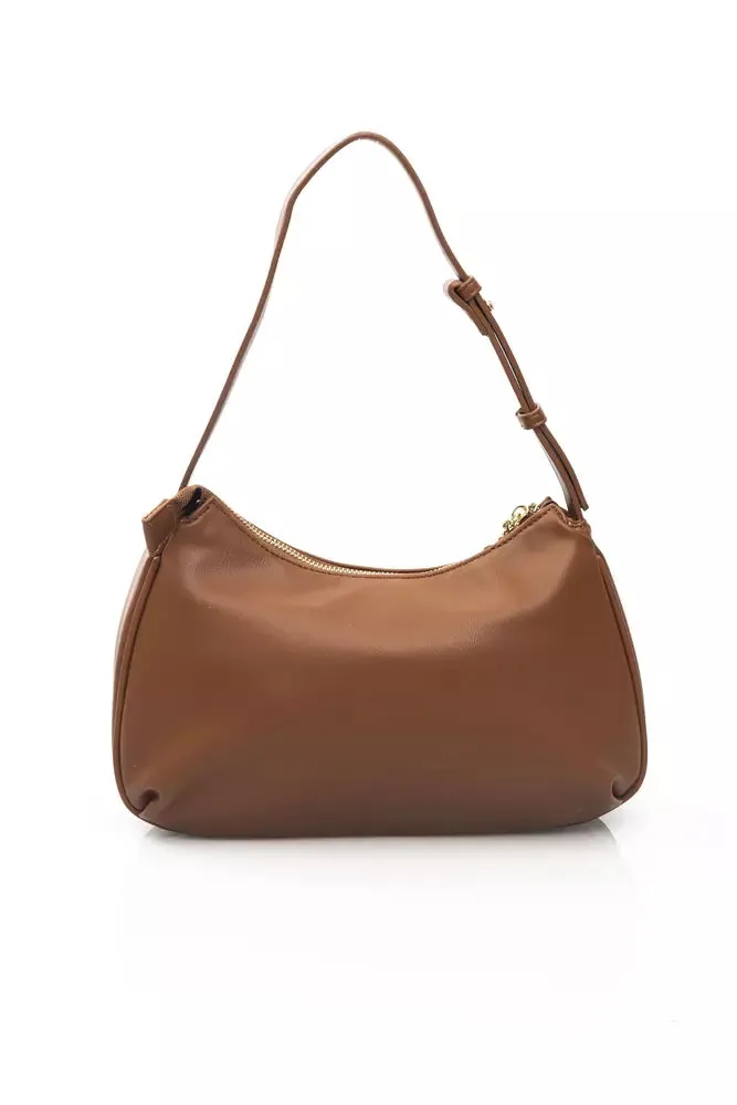 Baldinini Trend Brown Polyethylene Women Shoulder Bag