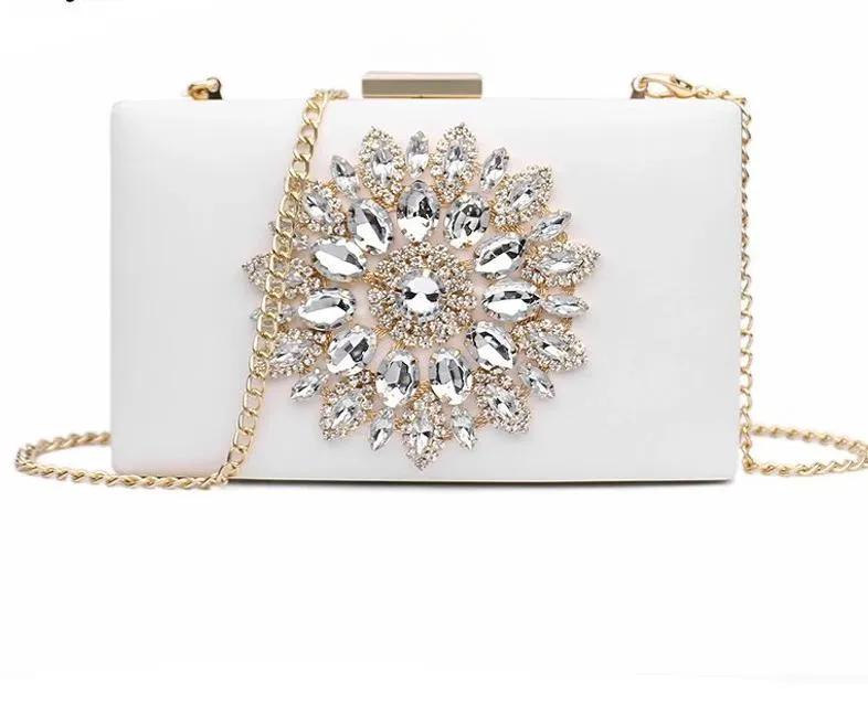 Bridal Evening Clutch Bags Crystal Summer Bags Luxury Small Crossbody Bag