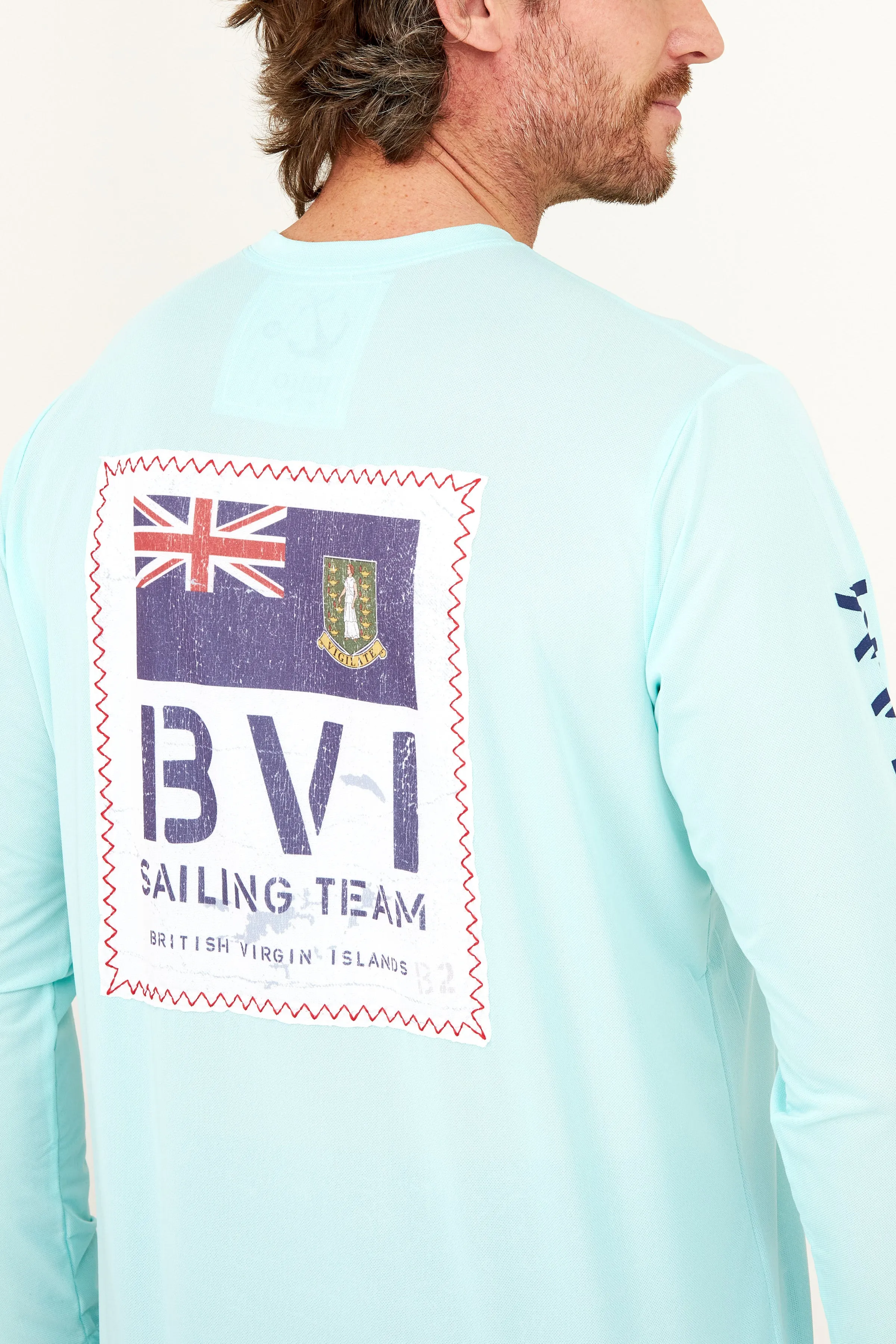 BVI Sailing Team UPF50 Shirt - Sea Green