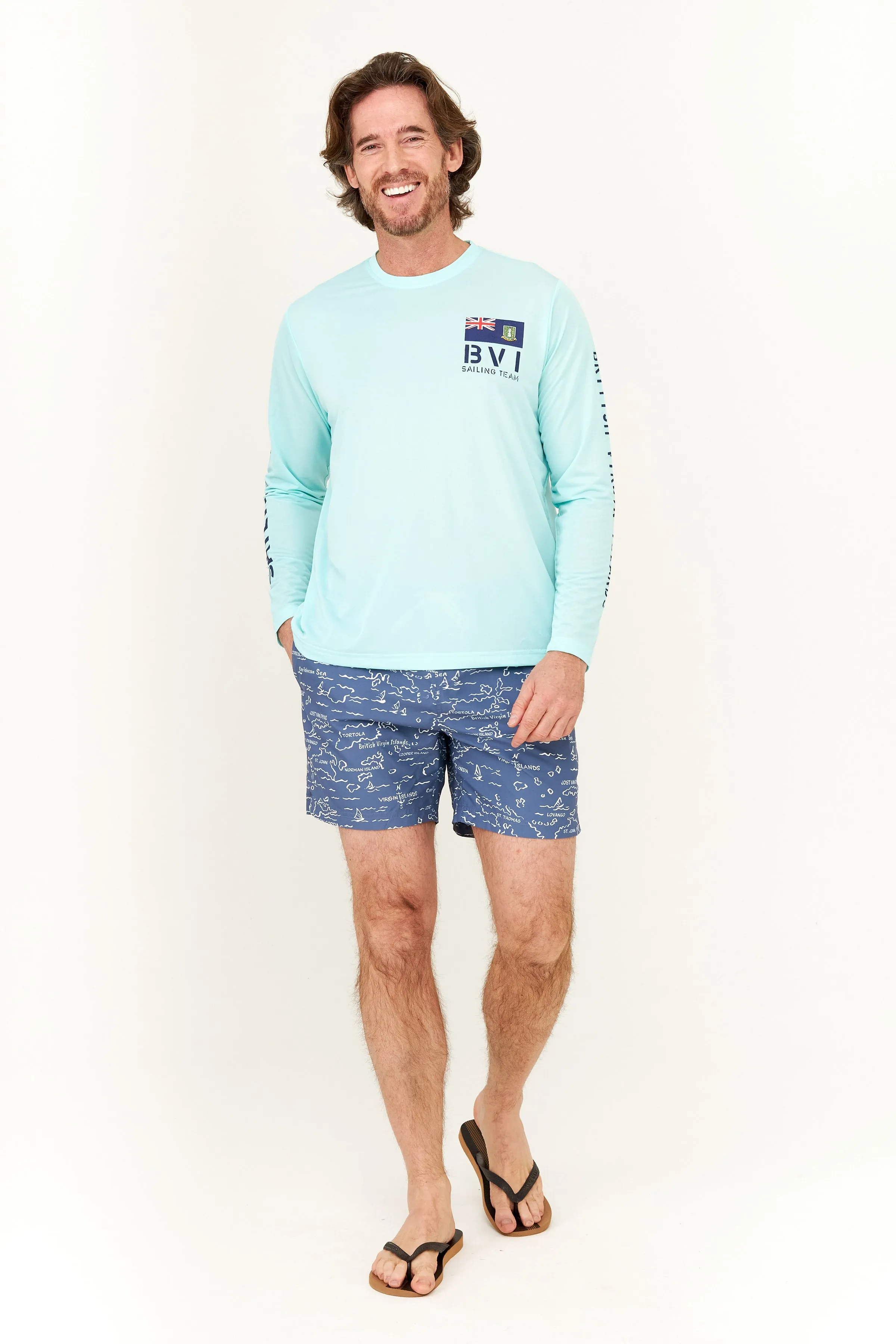 BVI Sailing Team UPF50 Shirt - Sea Green