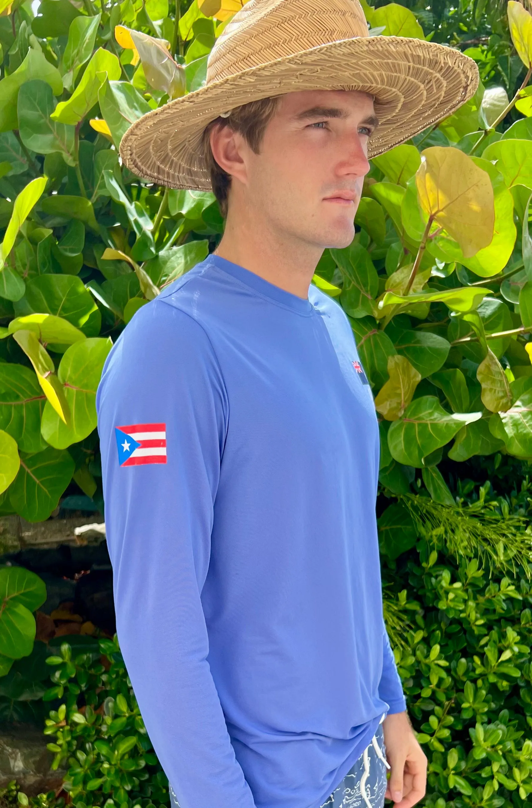 BVI XIJ24 Patch UPF50 Shirt - Barbuda Blue