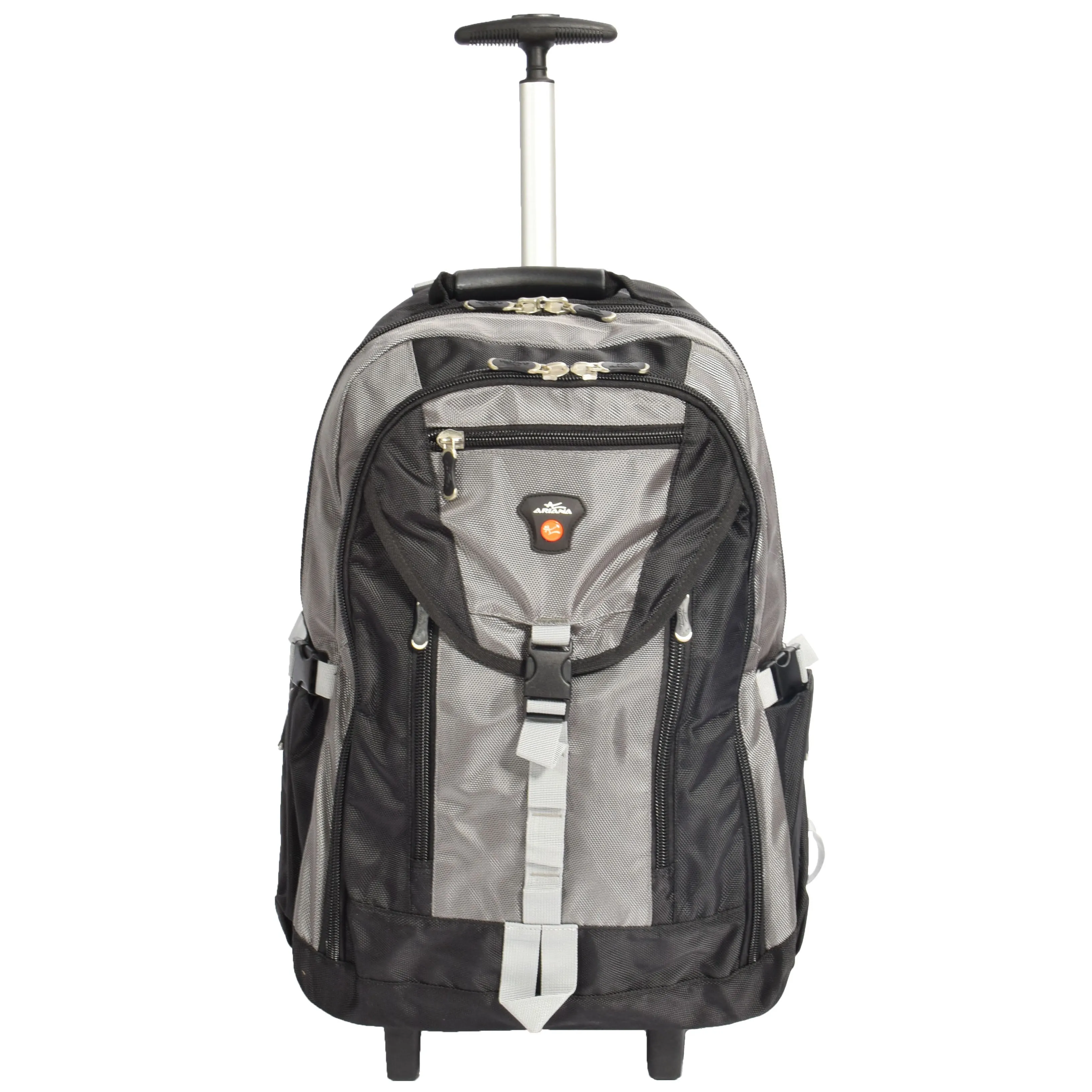 Cabin Size Wheeled Backpack Hiking Camping Travel Bag Olympus Grey