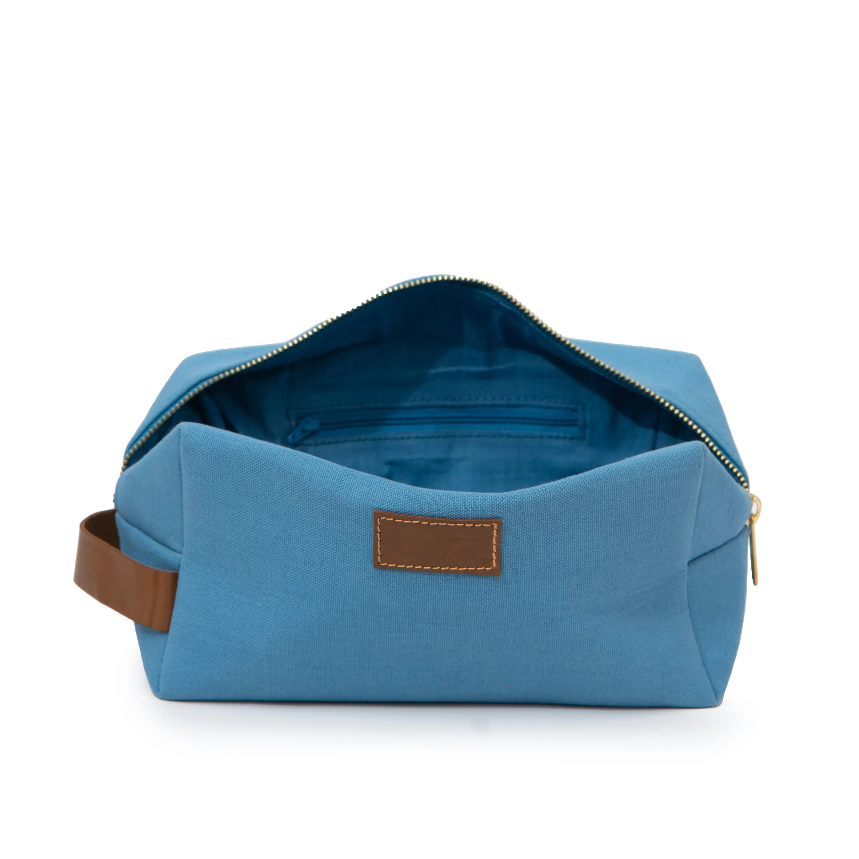 Canvas Box Organizer Pouch - Blue