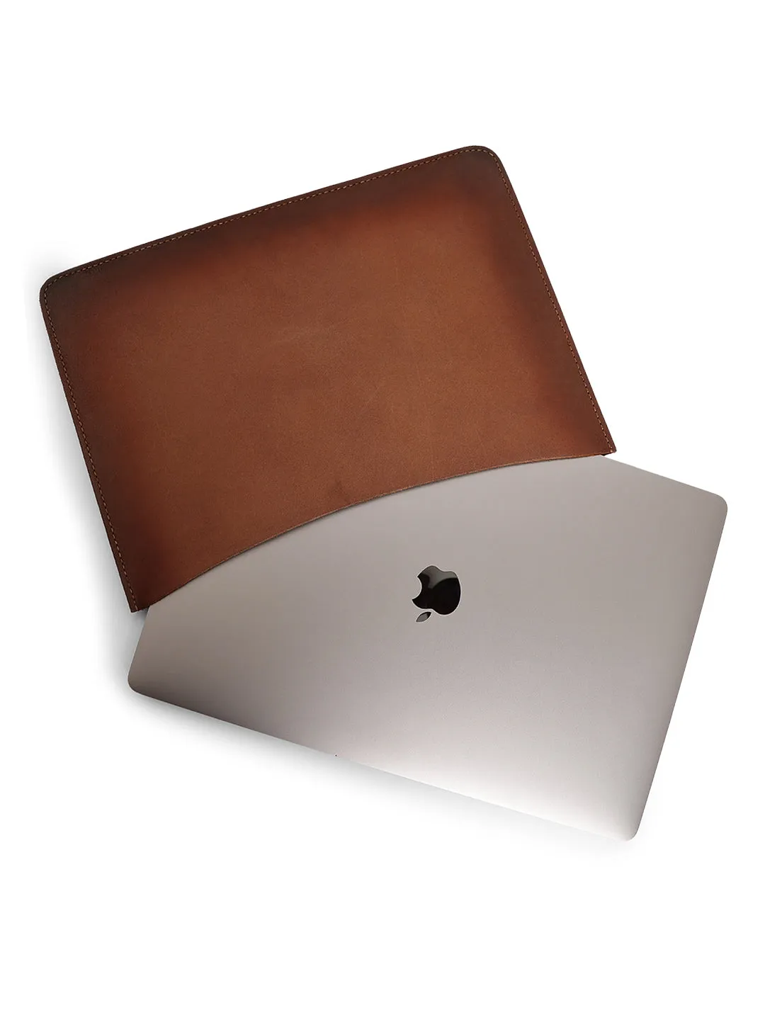 Classic Protection: Cognac Leather Laptop Sleeves for Timeless Style