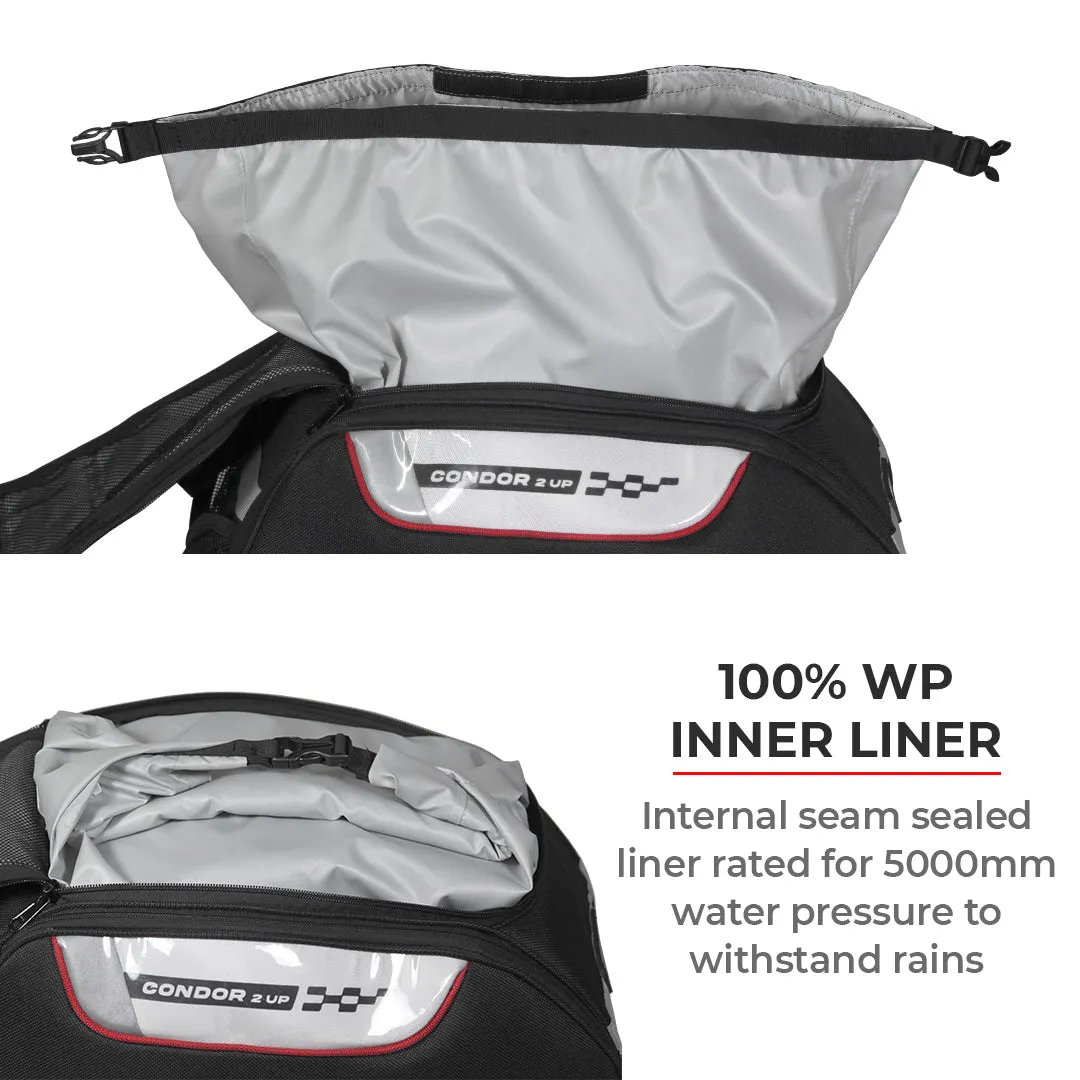 CONDOR 2UP - 100% WATERPROOF SADDLE BAGS