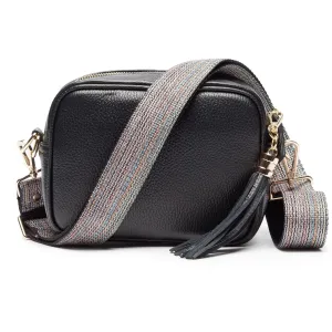 Crossbody Black (Rainbow Glam strap)