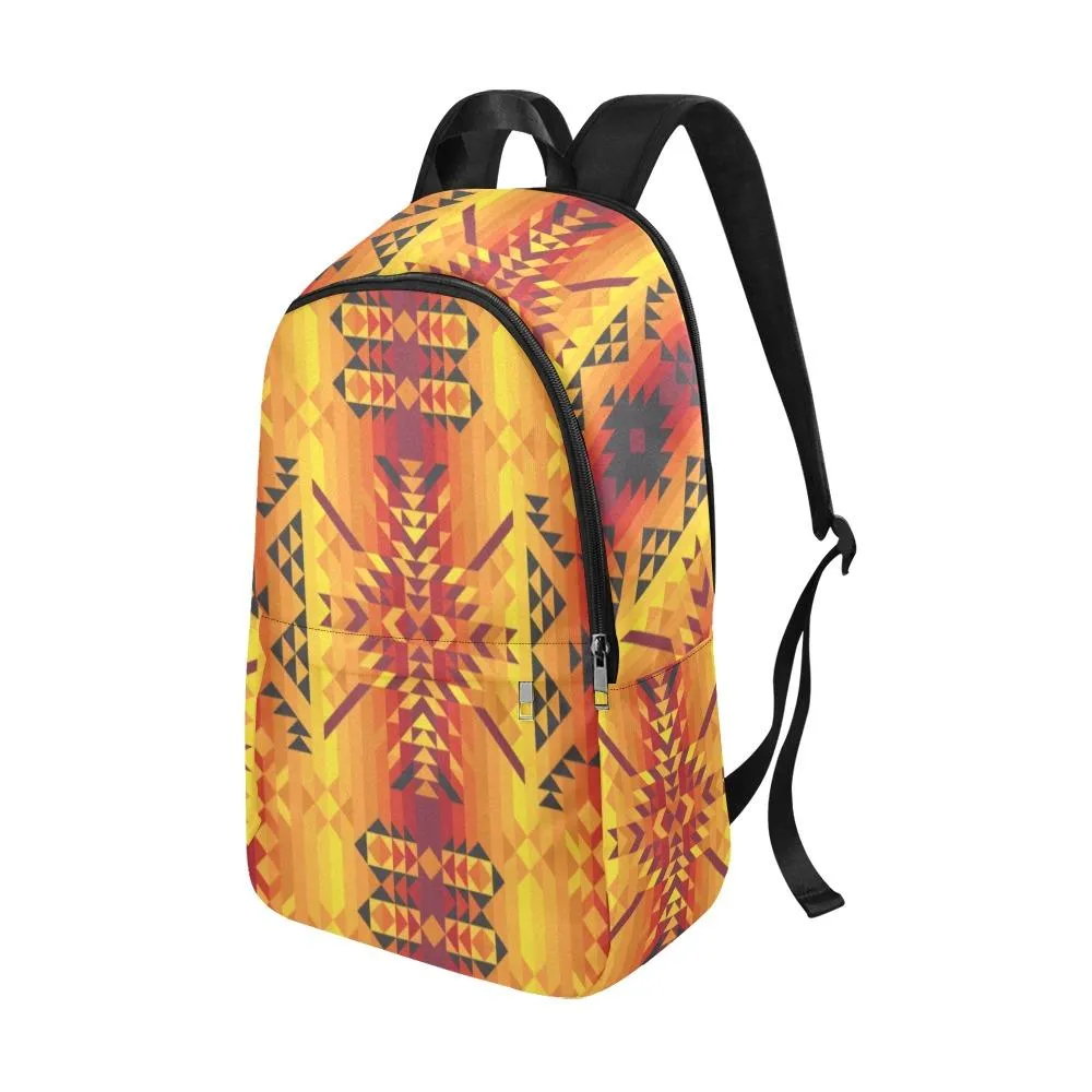 Desert Geo Yellow Red Backpack for Adult