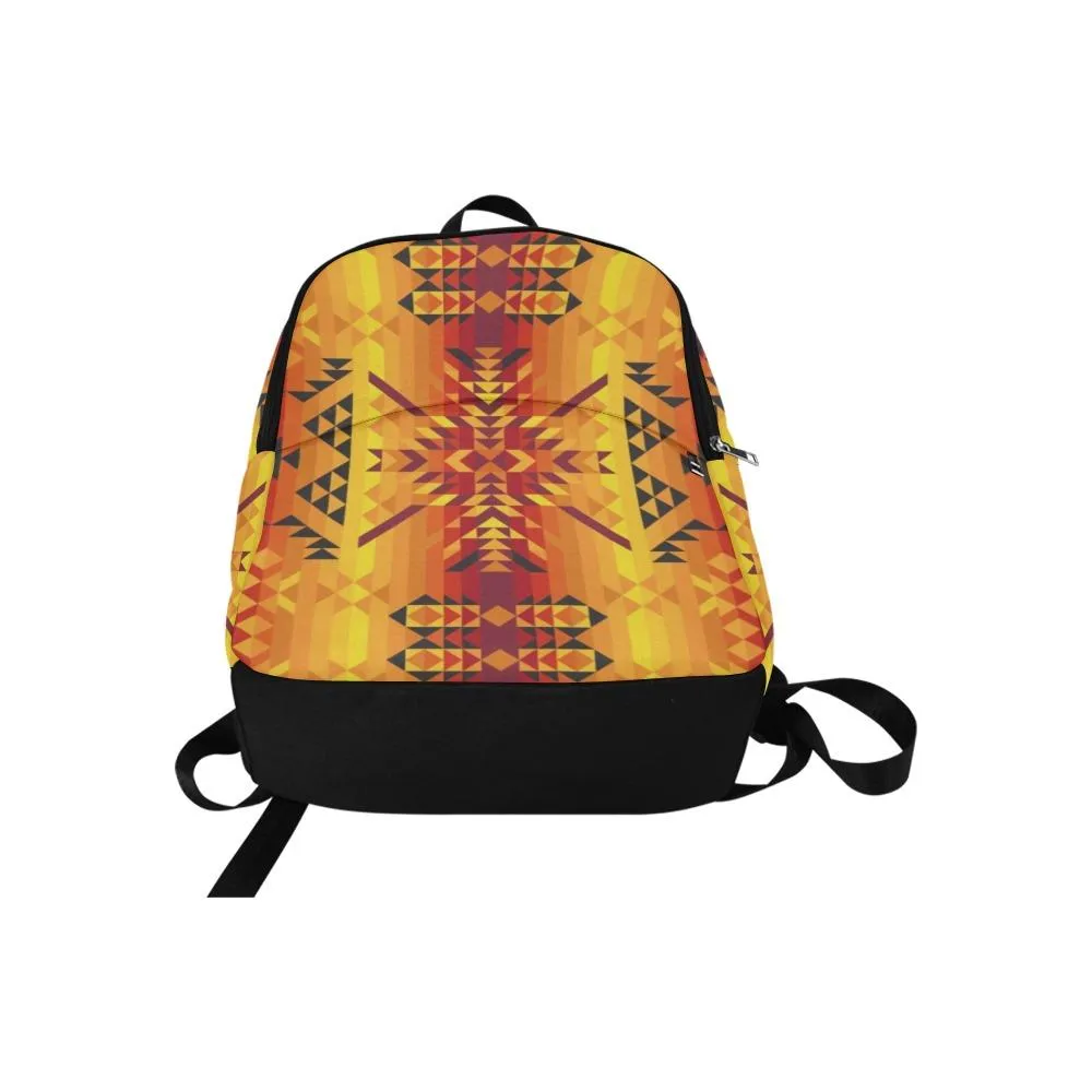 Desert Geo Yellow Red Backpack for Adult