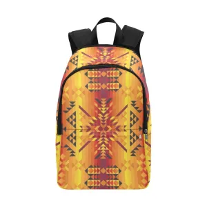 Desert Geo Yellow Red Backpack for Adult