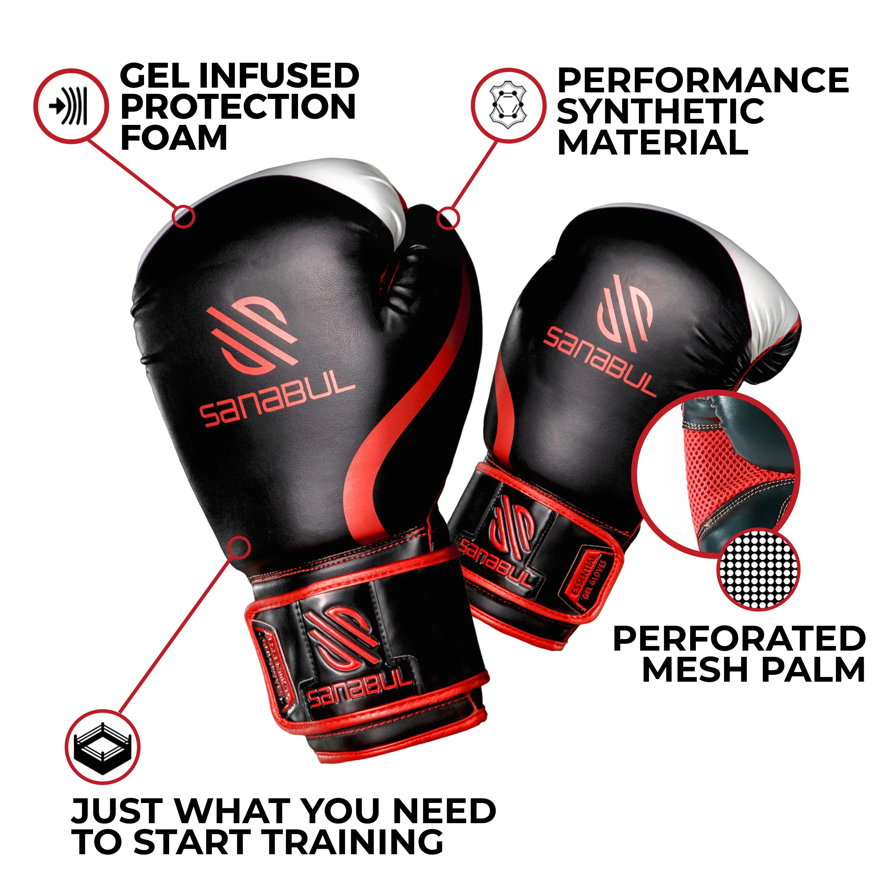 Essential Gel Boxing Gloves