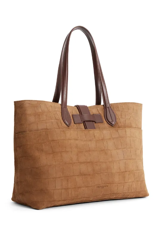 Fairfax & Favor Langham Suede Tote Bag