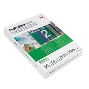 GBC Laminating Peel 'N' Stick Pouch A3 75 Micron x25