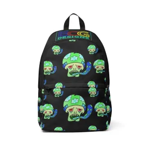 Green Shroom  Unisex Fabric Backpack