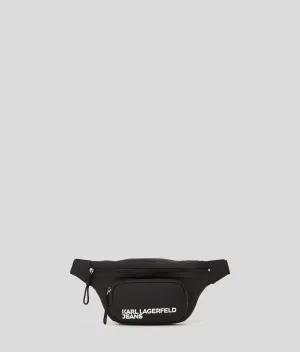 Karl Lagerfeld Utility Coated Bumbag | Black