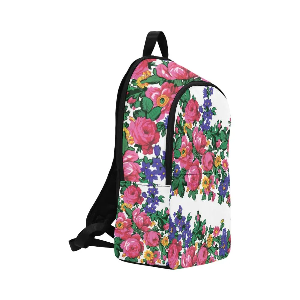 Kokum's Revenge White Fabric Backpack for Adult