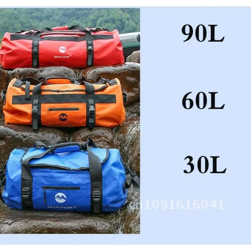 Large Capacity Travel Luggage Handbag 30L 60L 90L Storage Bags for Hiking Camping Waterproof Duffel Bag Weekender Tote XA330Y 