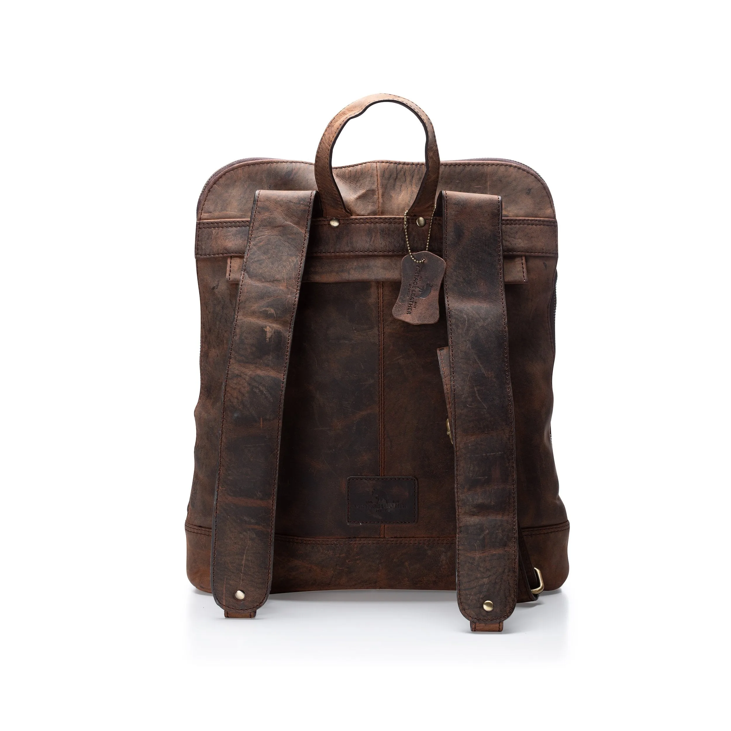 Leather Laptop Backpack Bag Baku