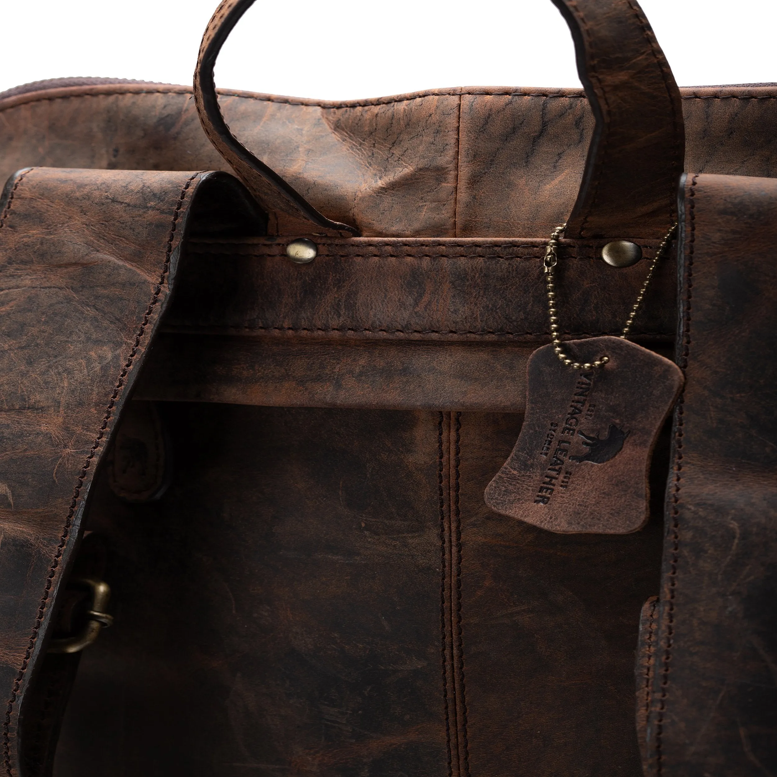 Leather Laptop Backpack Bag Baku