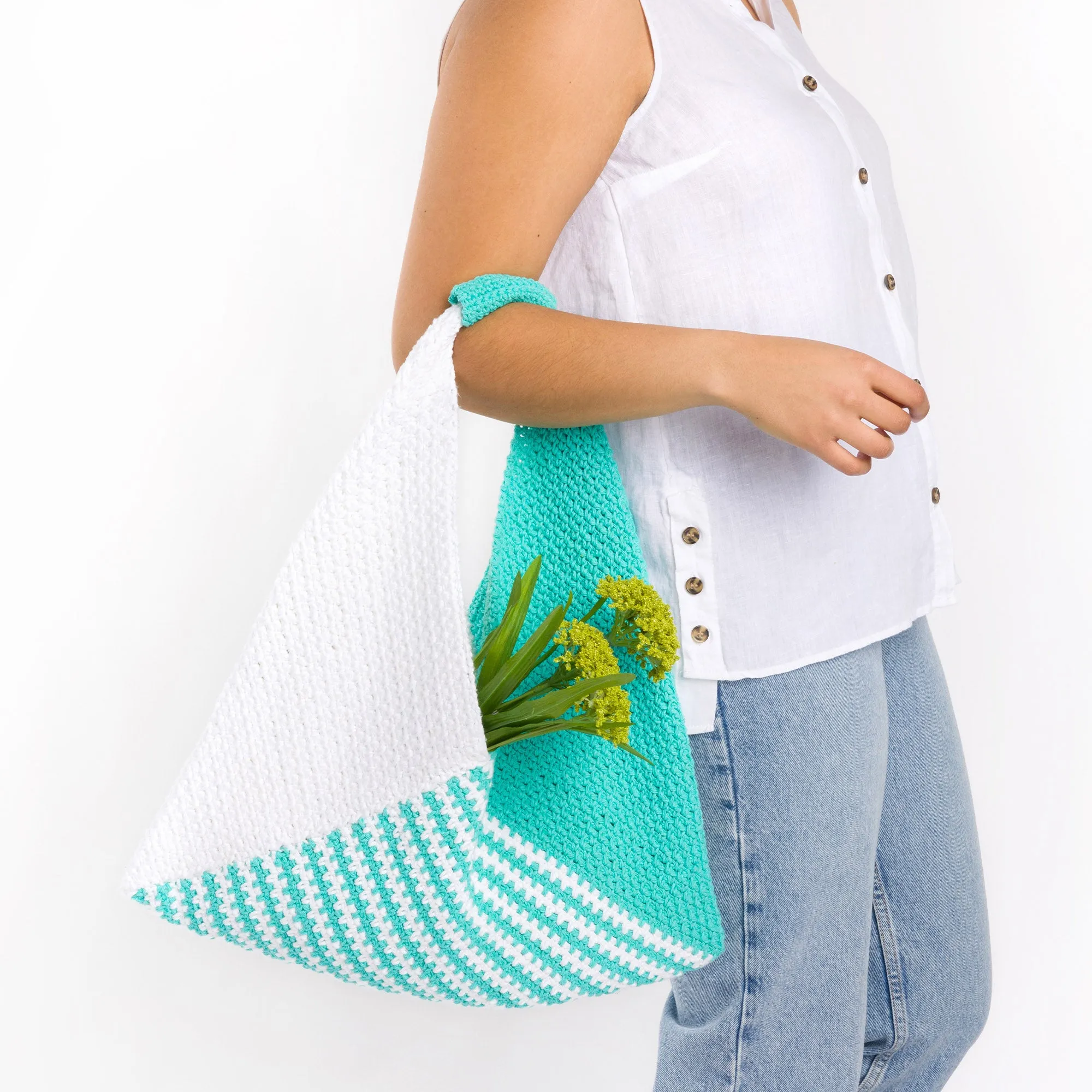 Lily Crochet Totally Triangular Tote