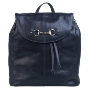 Mala Leather Black Steed Backpack