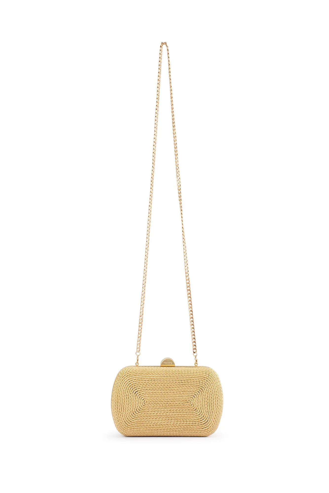 Martina Gold Rope Clutch