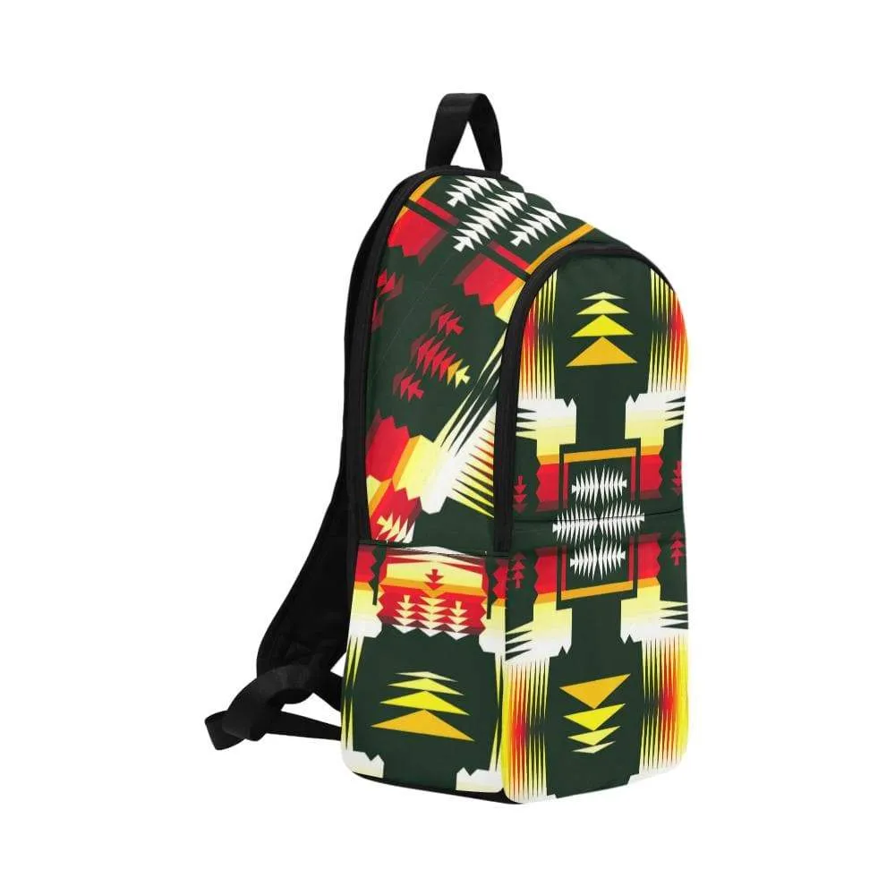 Medicine Wheel Sage Fabric Backpack for Adult