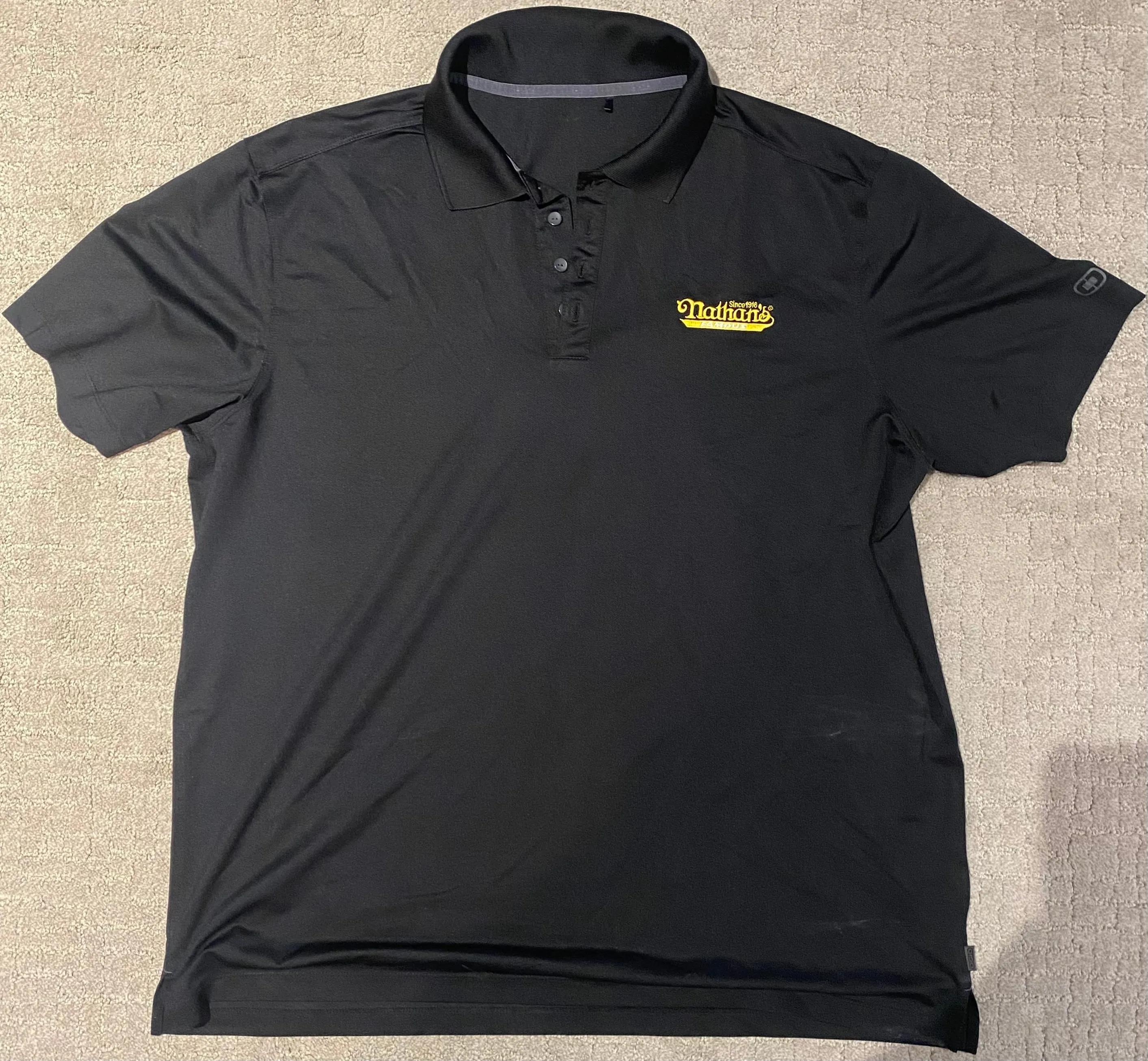 Nathan's polo shirt - black