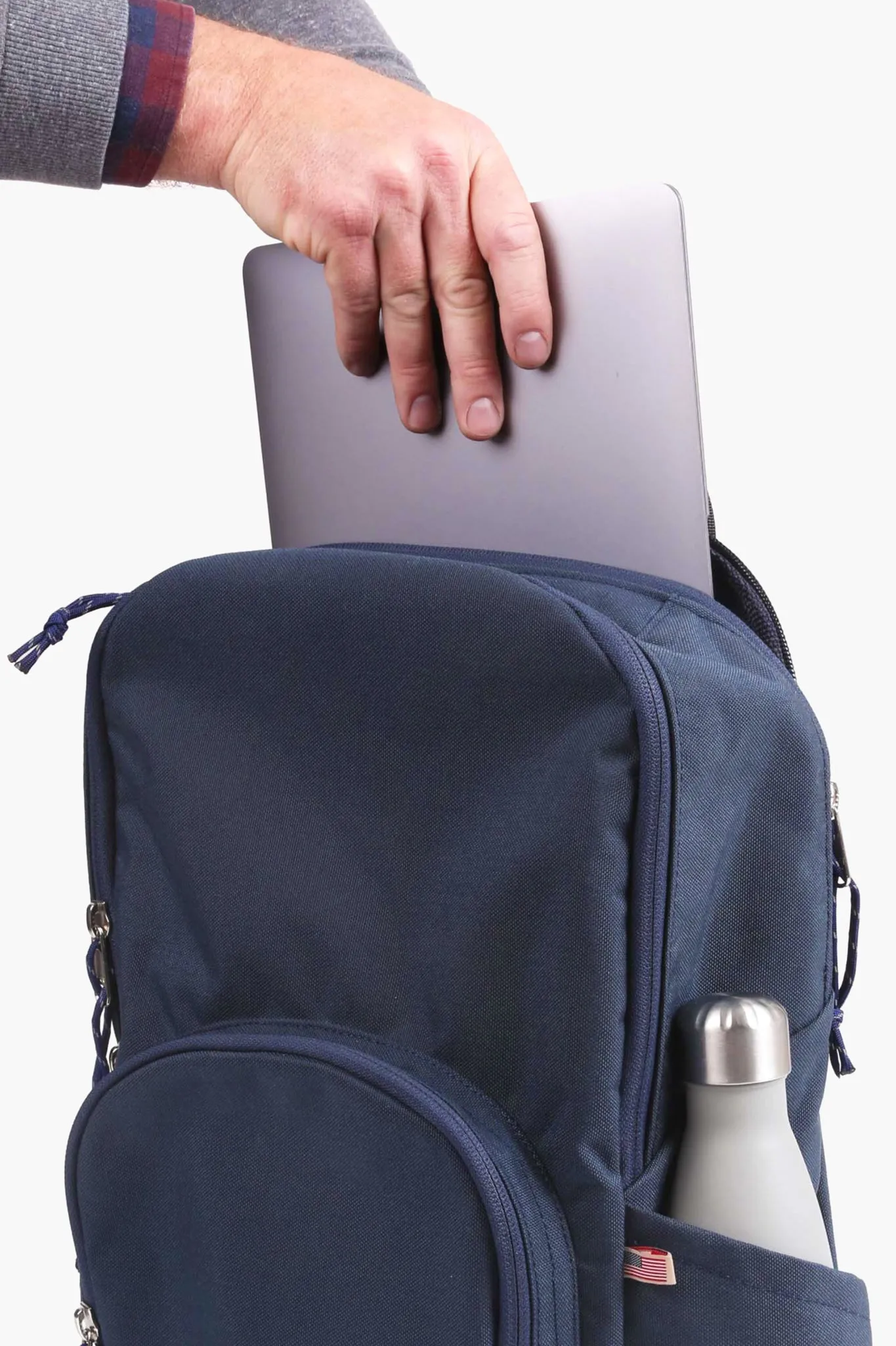 Navy Flatiron Backpack