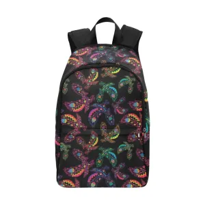 Neon Floral Eagles Backpack for Adult