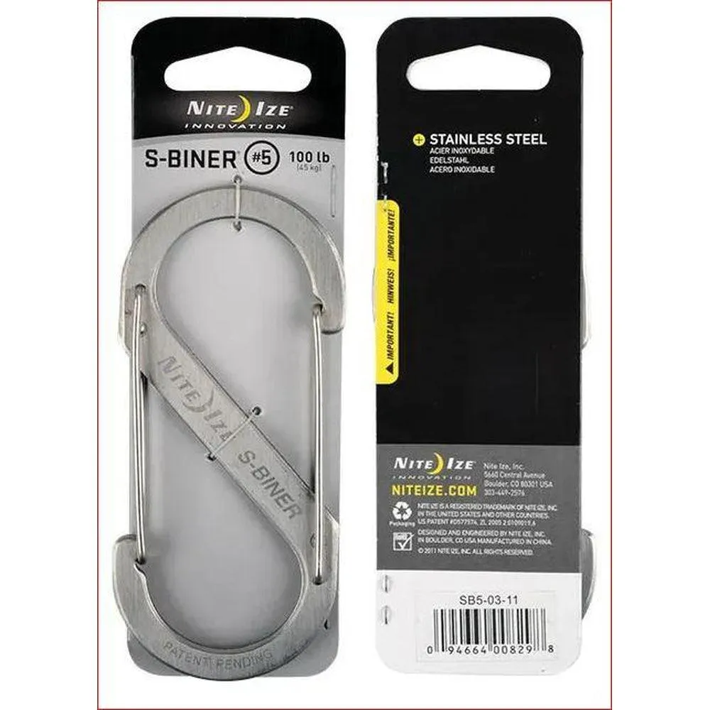 NITE IZE Nite Ize S-Biner - Stainless