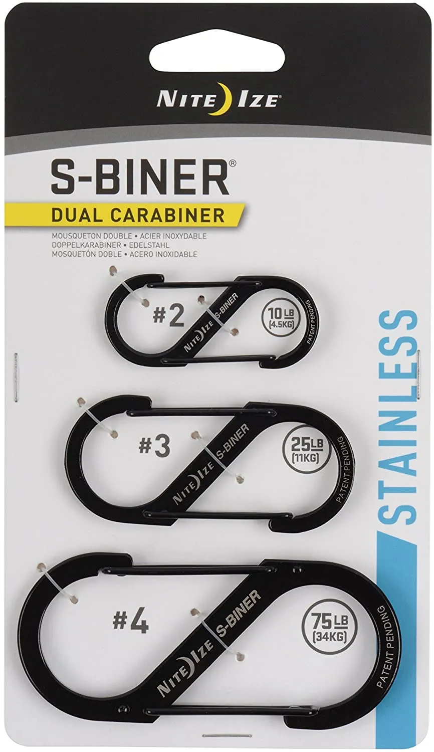 Nite Ize S-Biner Al 2 3 4 Assorted