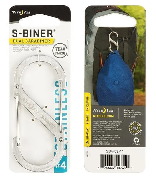 Nite IzeS-Biner Stainless Steel Dual Carabiner #4