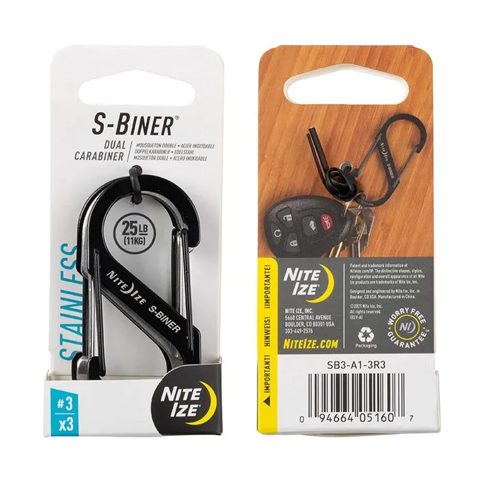 NiteIze S-Biner® Stainless Steel Dual Carabiner #3