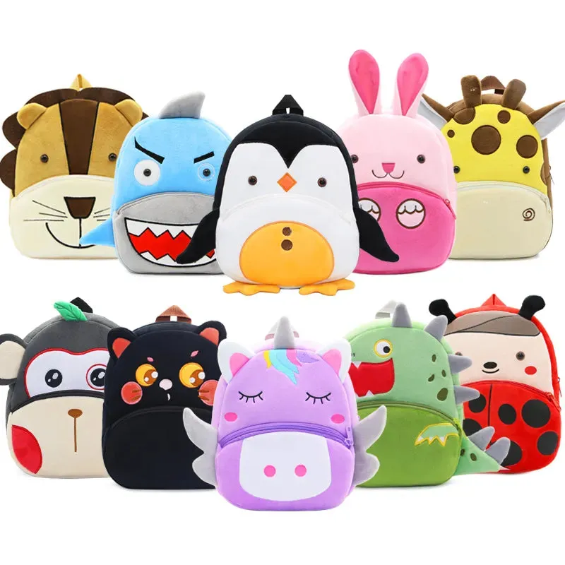 Playful Pals Plush Animal Backpacks