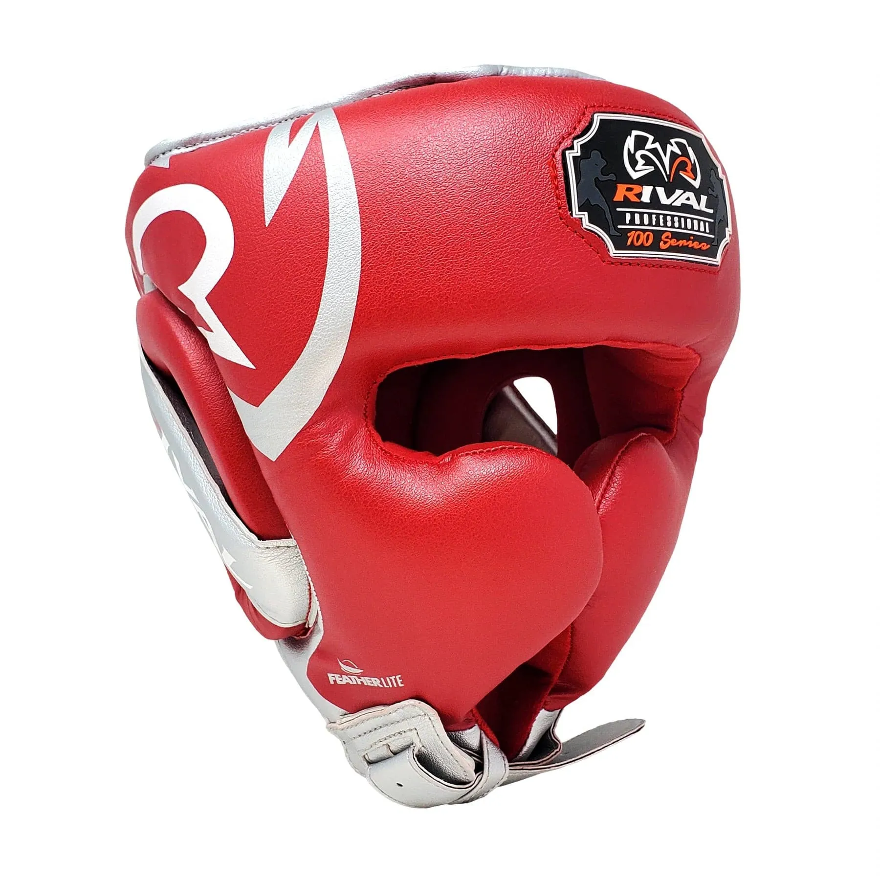 RIVAL RHG100 PROFESSIONAL HEADGEAR - RED/SILVER