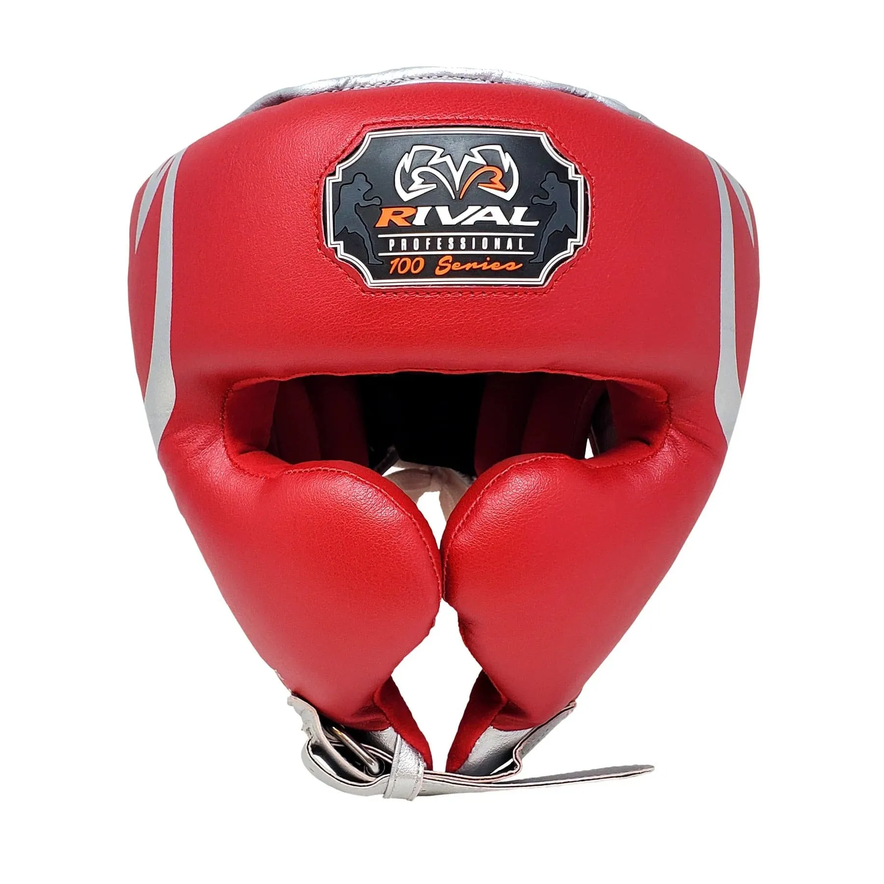 RIVAL RHG100 PROFESSIONAL HEADGEAR - RED/SILVER