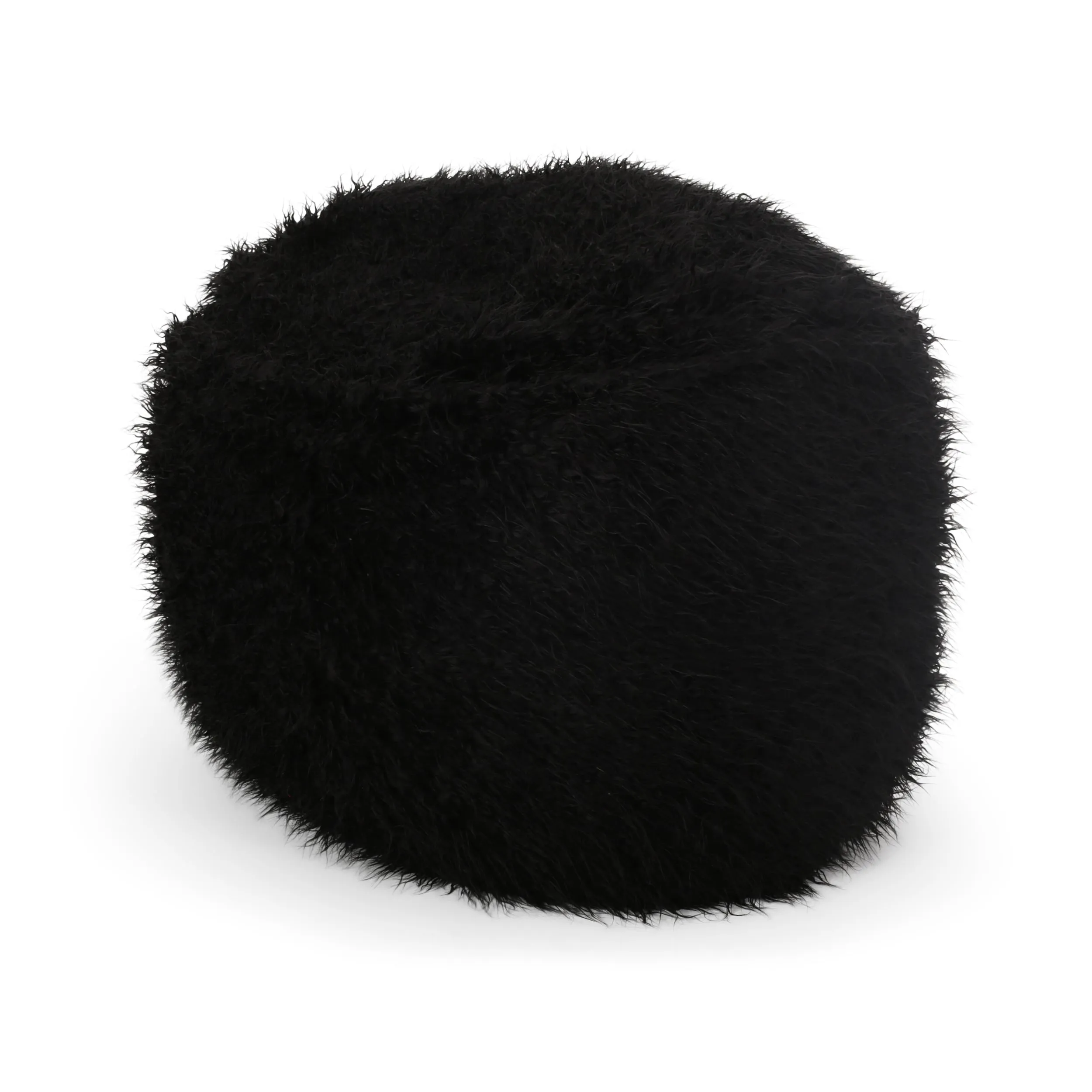 Sae 5 Ft Long Faux Fur Bean Bag