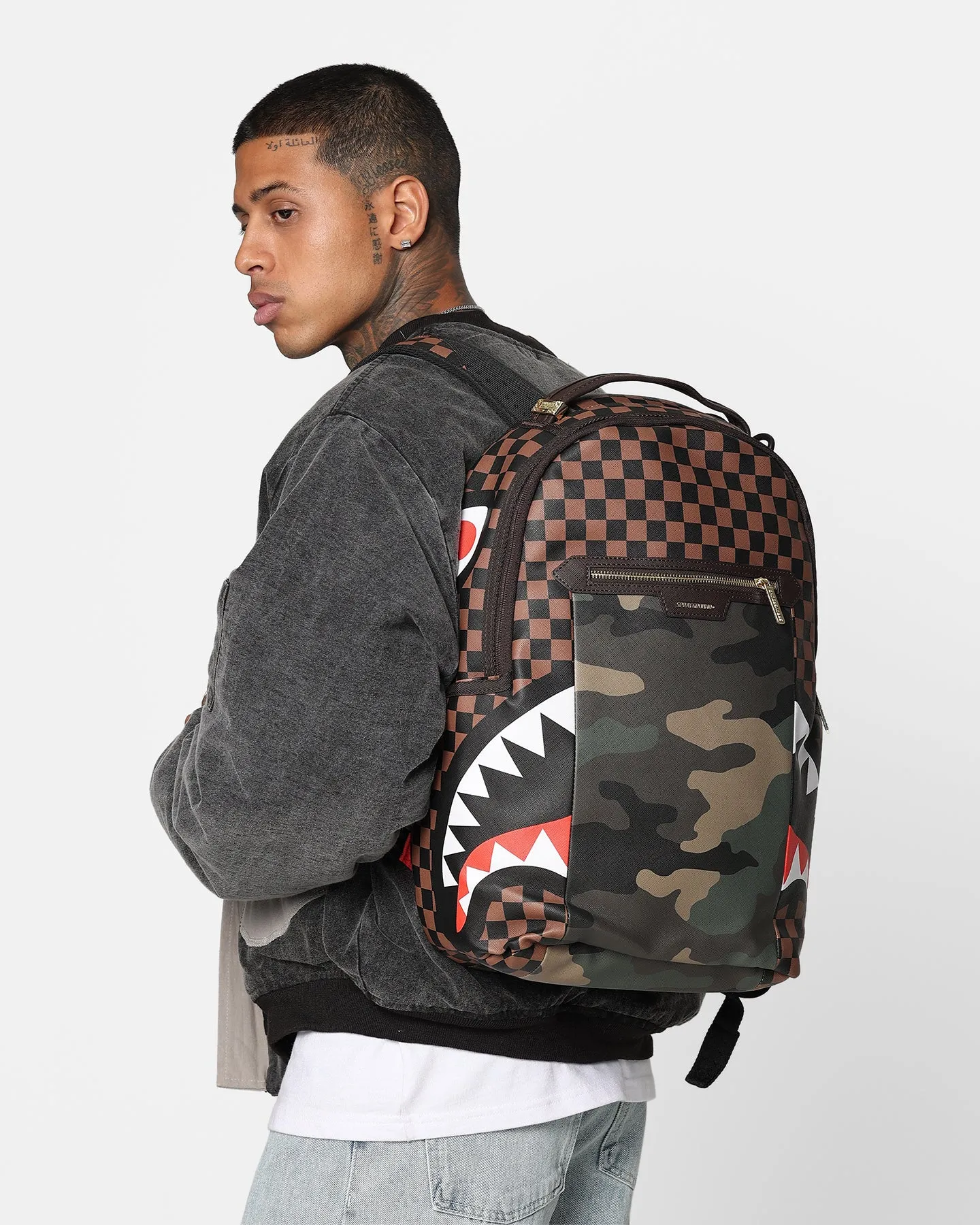 Sprayground Sip Camo Accent DLXSV Backpack Sip With Camo