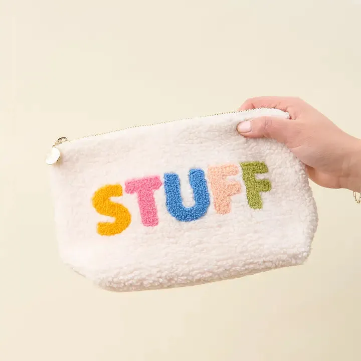 Stuff Teddy Pouch (Ivory)