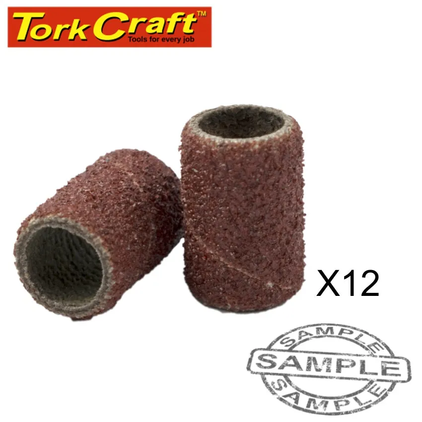 TORK CRAFT MINI SANDING SLEEVE 6.4MM 120G 12PC TC08428