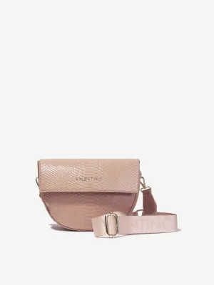 Valentino Girls Bigs Python Flap Bag in Pink (W: 8cm)